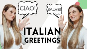 How to greet an Italian woman
